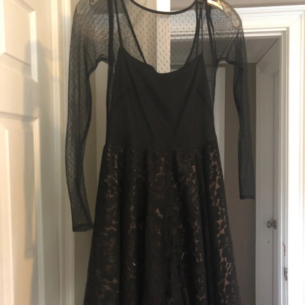 Homecoming Dress. Black Lace